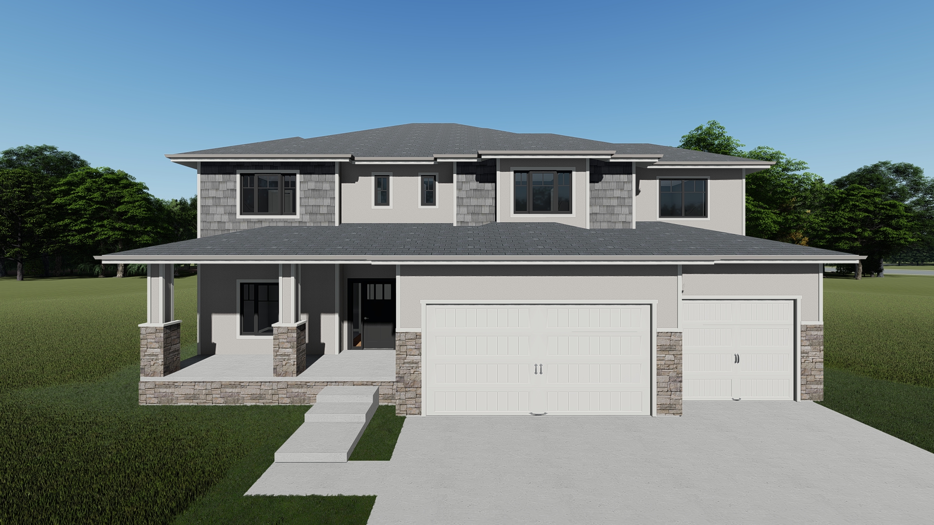Huff-Residence-Front-Elevation
